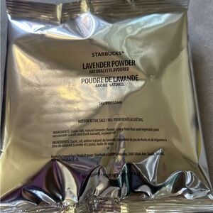 Starbucks lavender powder